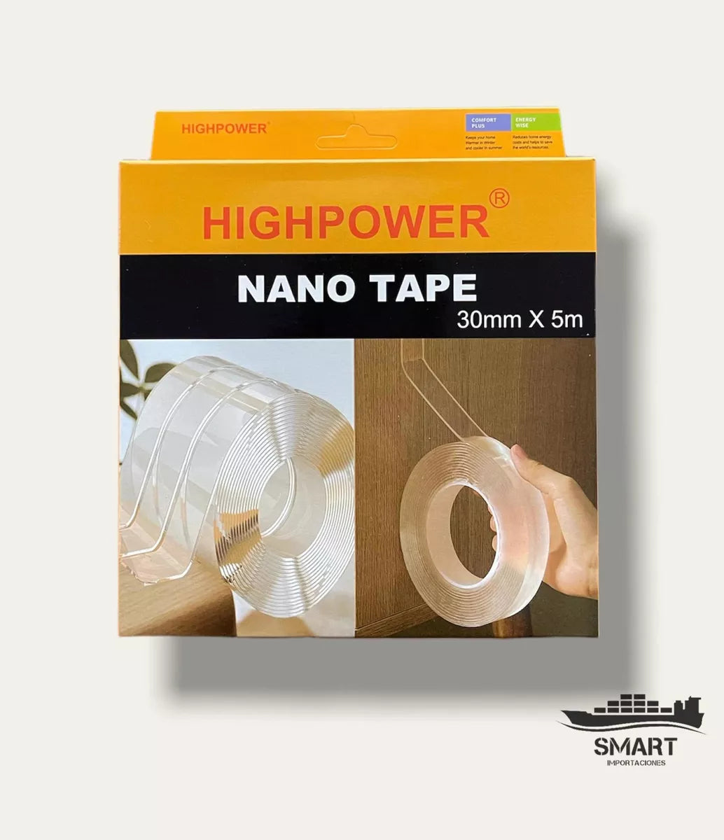 Cinta Adhesiva Mágica Nano Tape Doble Faz 30mm X 5mts - ¡Oferta Limitada 30% OFF!