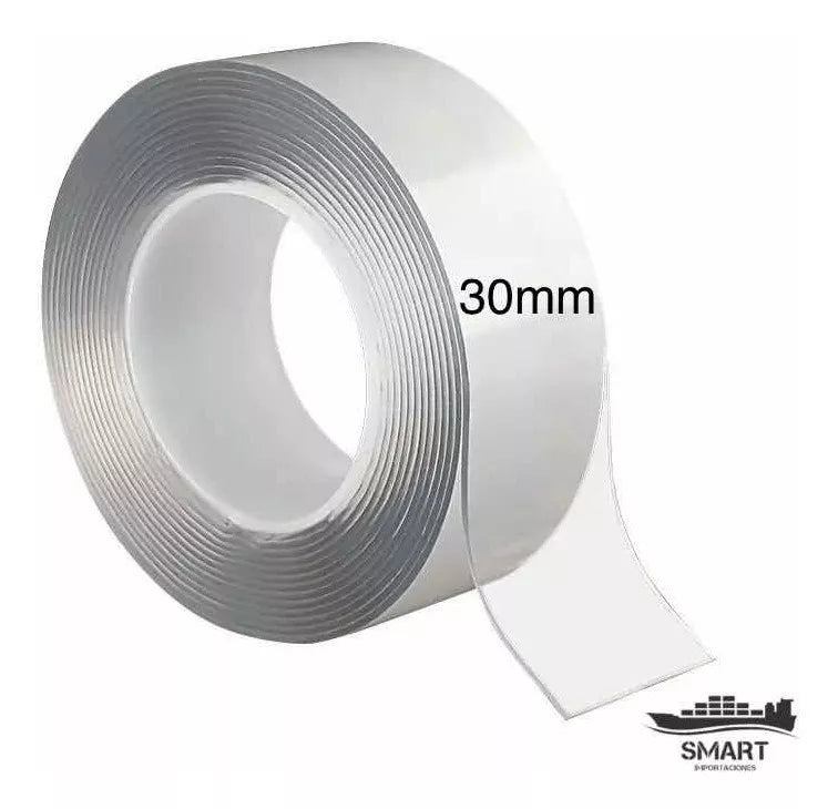 Cinta Adhesiva Mágica Nano Tape Doble Faz 30mm X 5mts - ¡Oferta Limitada 30% OFF!