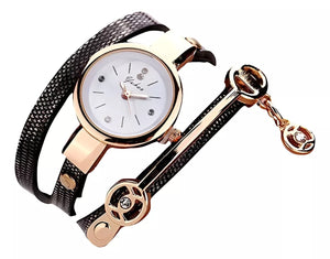 Reloj Pulsera Cuero Para Dama - ¡OFERTA LIMITADA 40% OFF!