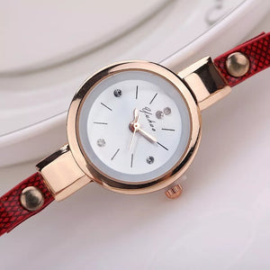 Reloj Pulsera Cuero Para Dama - ¡OFERTA LIMITADA 40% OFF!