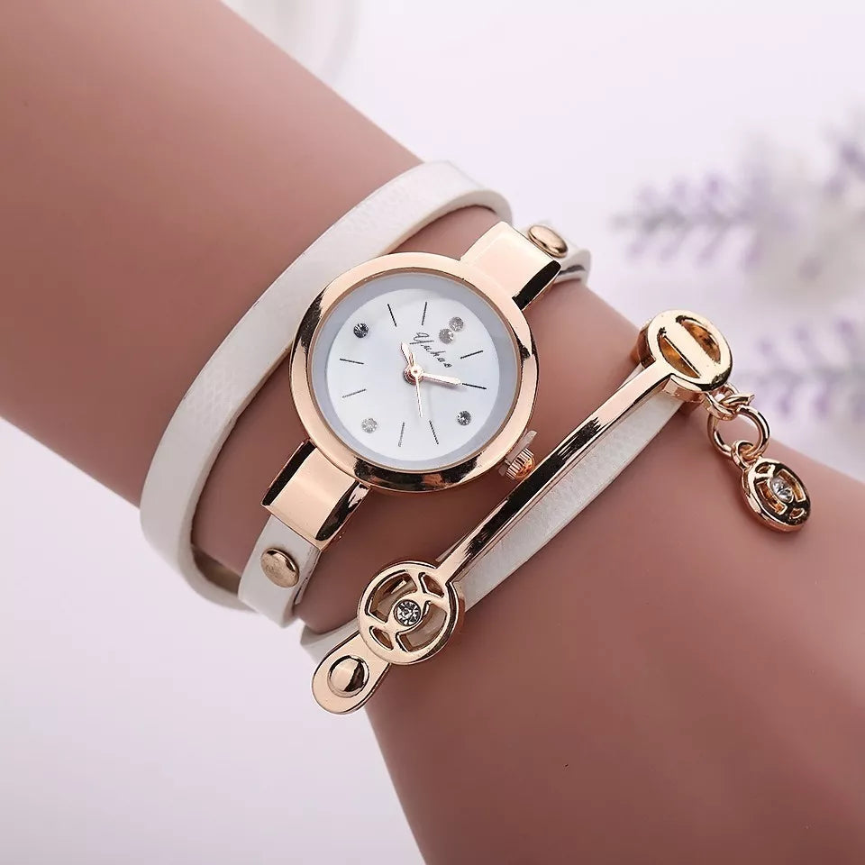 Reloj Pulsera Cuero Para Dama - ¡OFERTA LIMITADA 40% OFF!