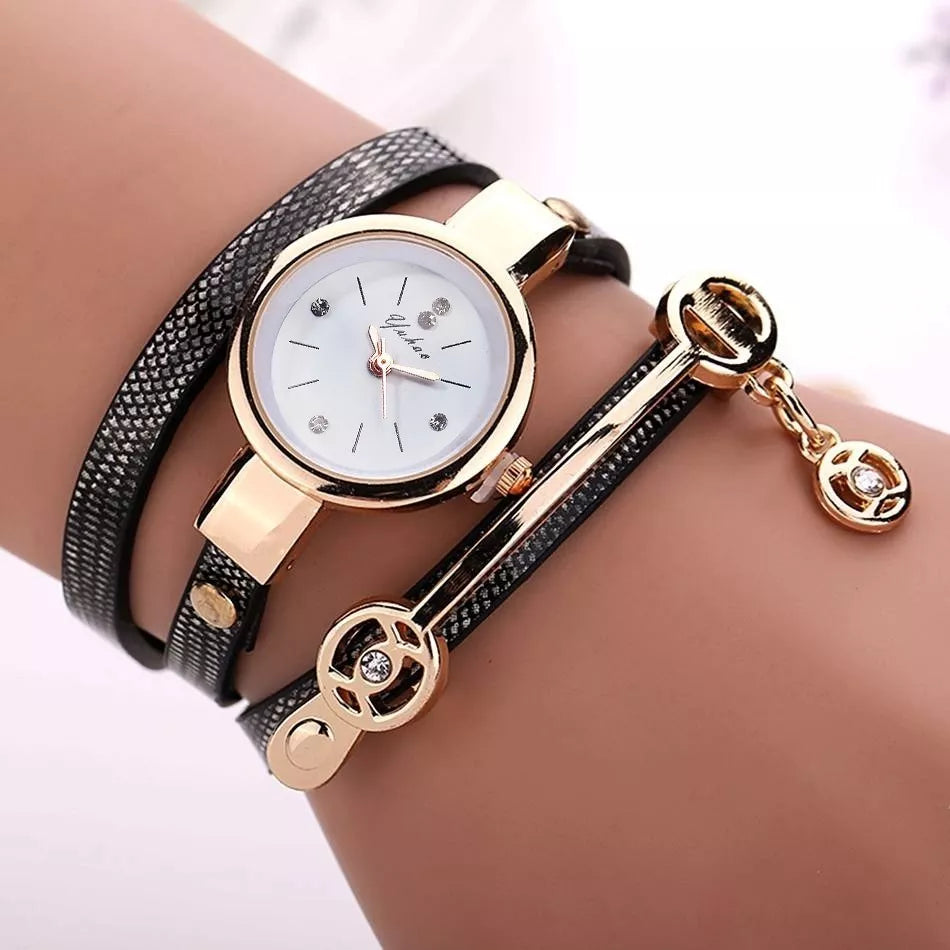 Reloj Pulsera Cuero Para Dama - ¡OFERTA LIMITADA 40% OFF!