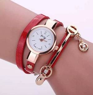 Reloj Pulsera Cuero Para Dama - ¡OFERTA LIMITADA 40% OFF!